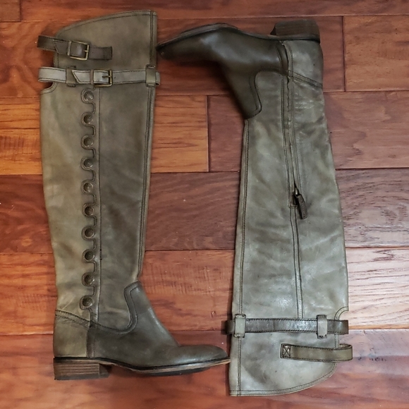 Sam Edelman Pierce Over The Knee Leather Boots - Picture 13 of 15